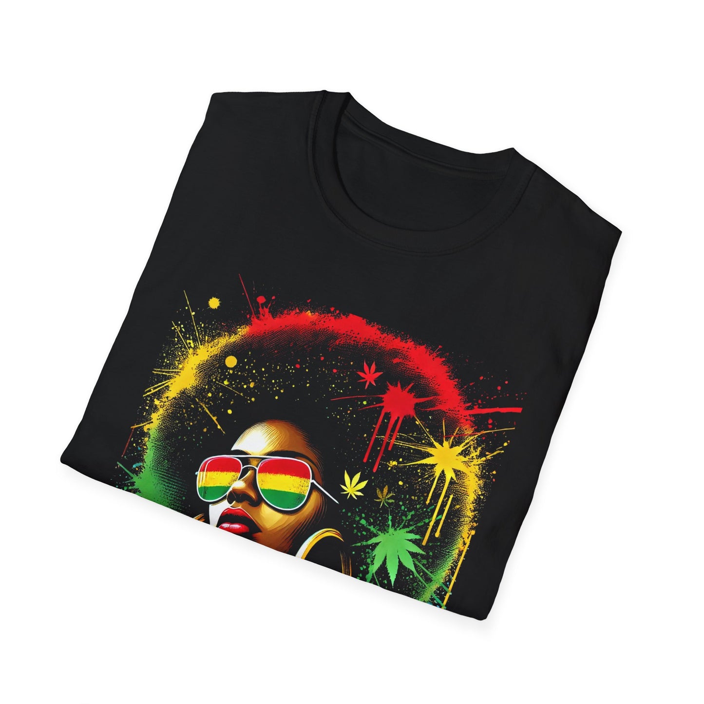 Rasta Vibes T-Shirt, Unisex Graphic Tee, Vintage Style Shirt, Festival Clothing, Gift for Music Lovers, Summer Fashion