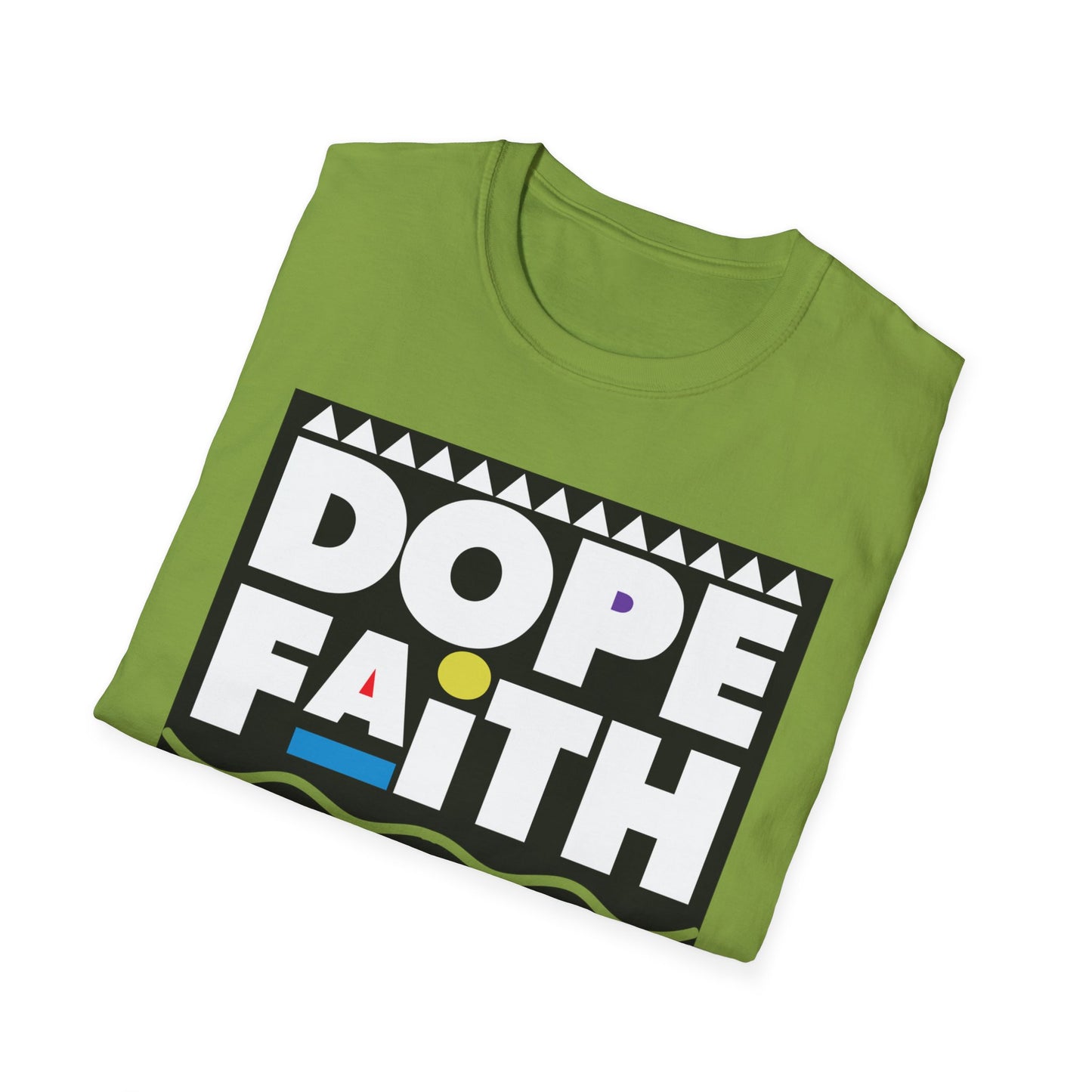 Dope Faith Unisex T-Shirt | Casual Streetwear, Gift for Friends, Inspirational Tee, Motivational Apparel, Faith-Based Fashion
