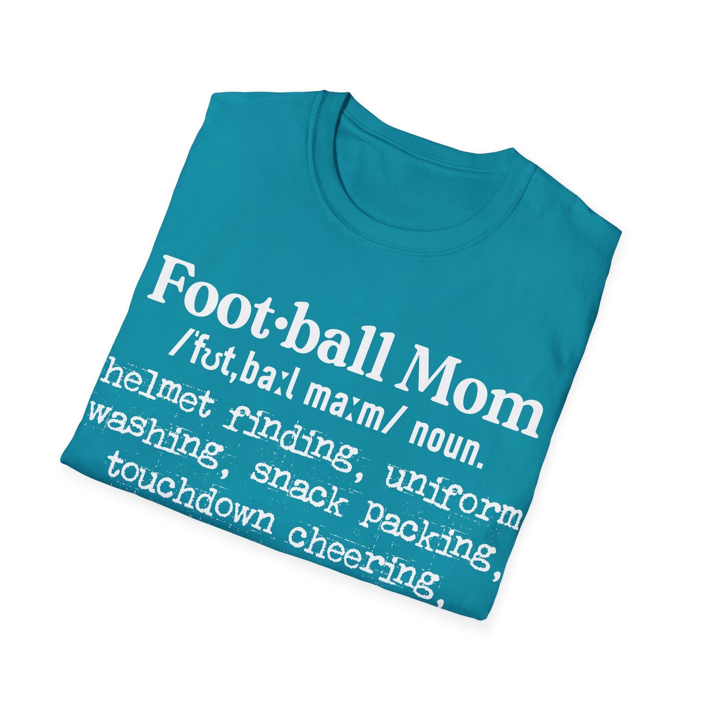 Football Mom Definition Unisex Softstyle T-Shirt