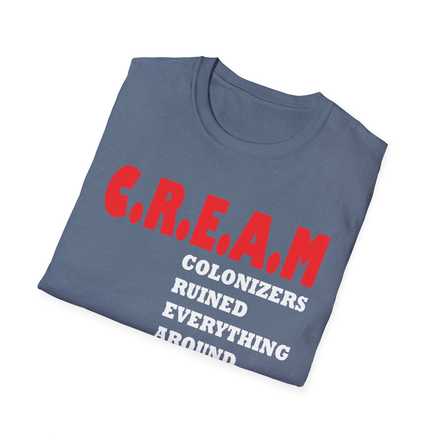 C.R.E.A.M. Unisex Softstyle T-Shirt - Casual Streetwear for Hip-Hop Fans