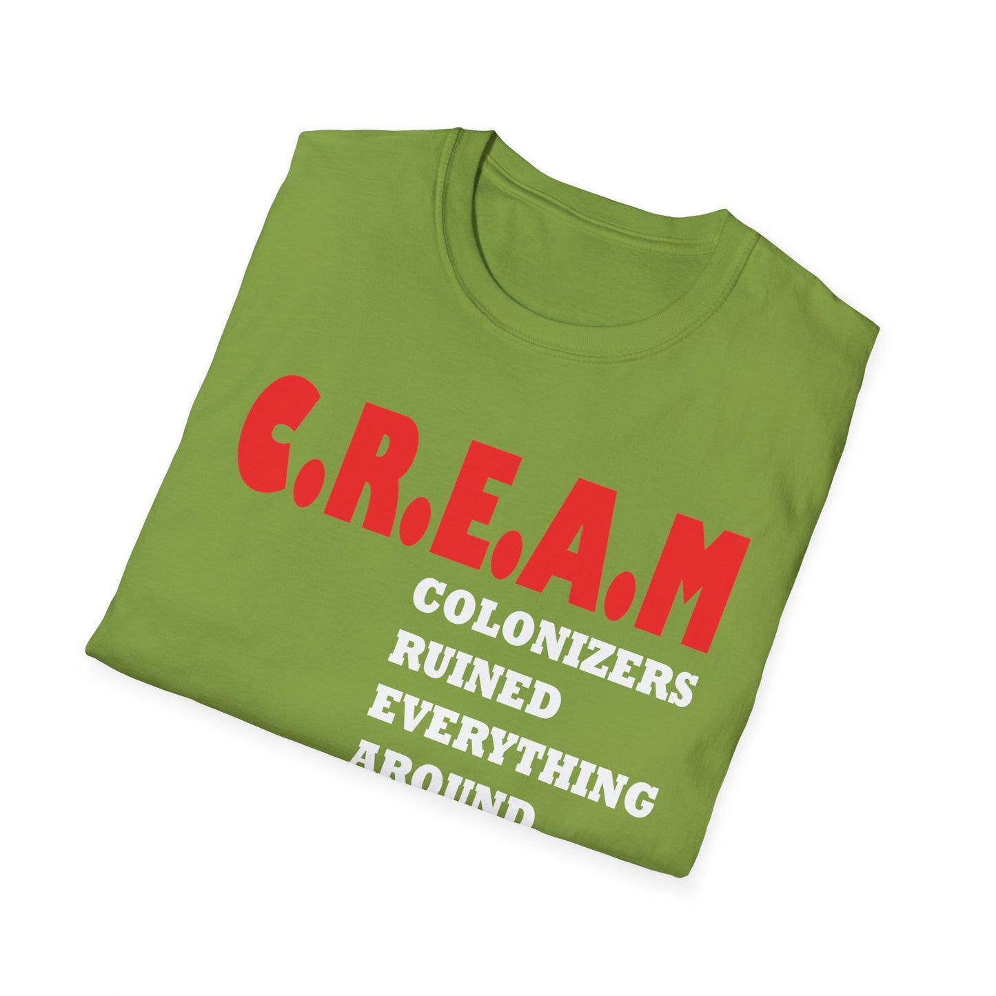 C.R.E.A.M. Unisex Softstyle T-Shirt - Casual Streetwear for Hip-Hop Fans