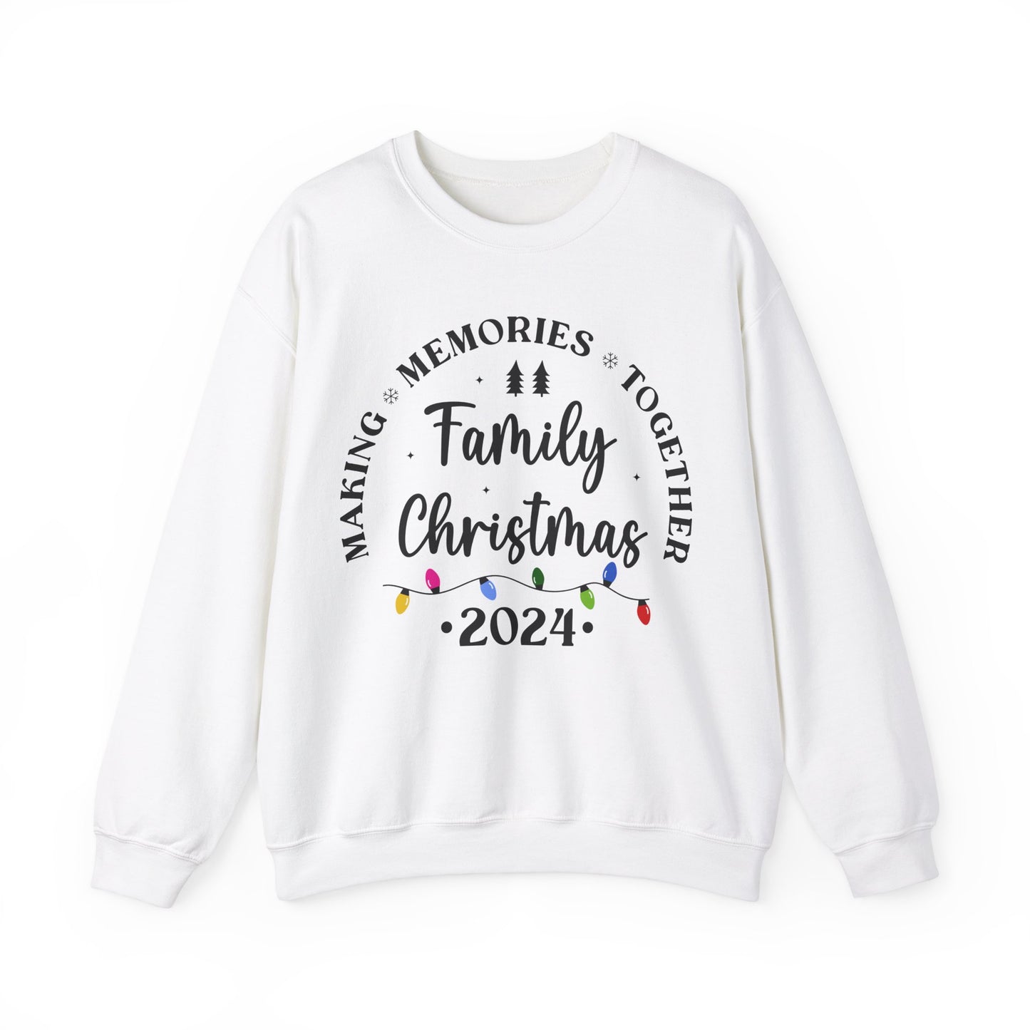 Family Christmas 2024 Unisex Heavy Blend™ Crewneck Sweatshirt