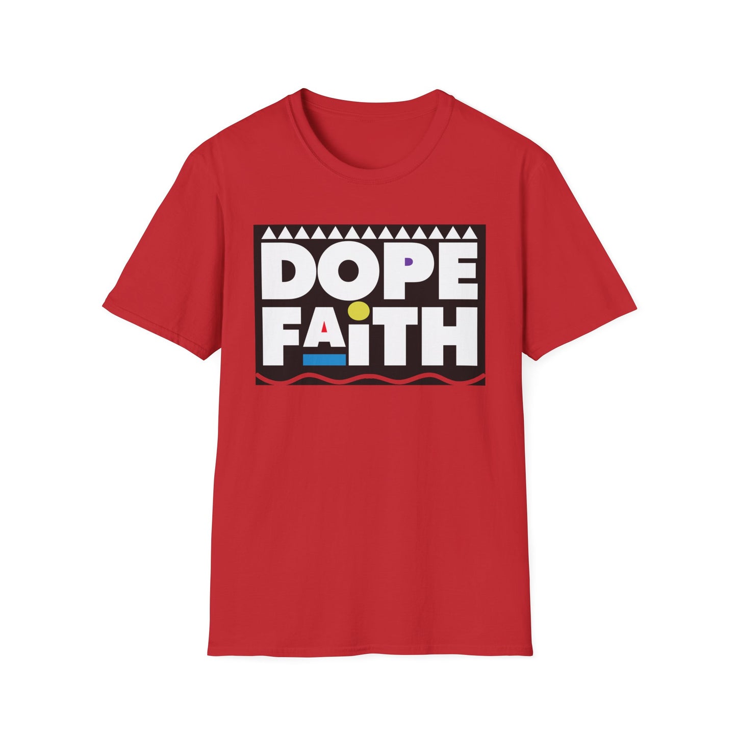 Dope Faith Unisex T-Shirt | Casual Streetwear, Gift for Friends, Inspirational Tee, Motivational Apparel, Faith-Based Fashion