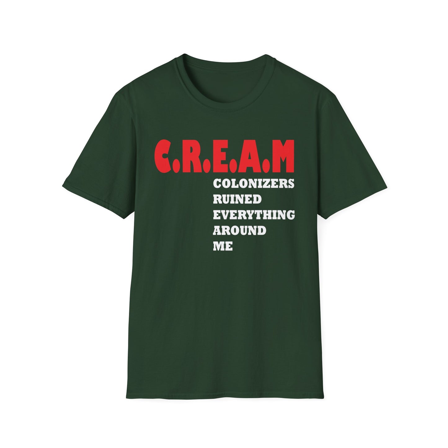 C.R.E.A.M. Unisex Softstyle T-Shirt - Casual Streetwear for Hip-Hop Fans