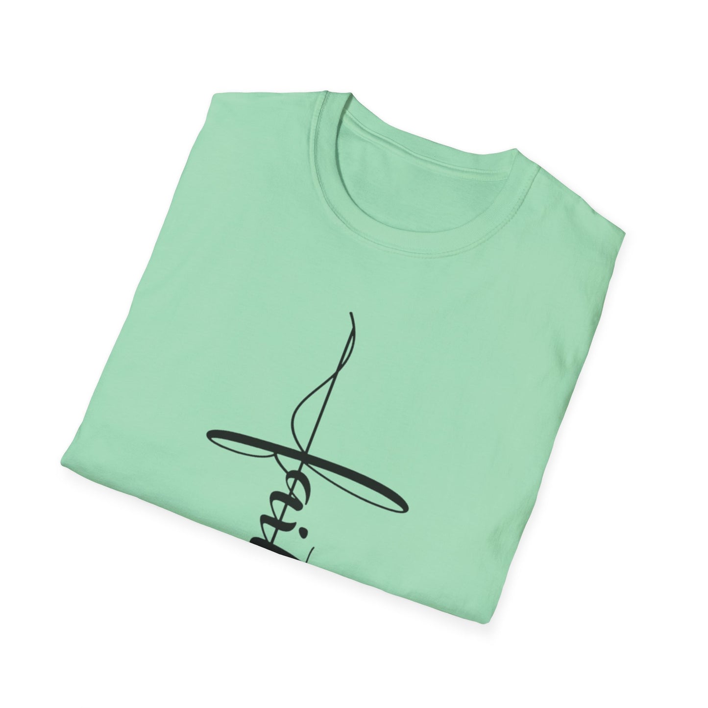 Faith Vertical-Inspired Unisex Softstyle T-Shirt | Inspirational Tee