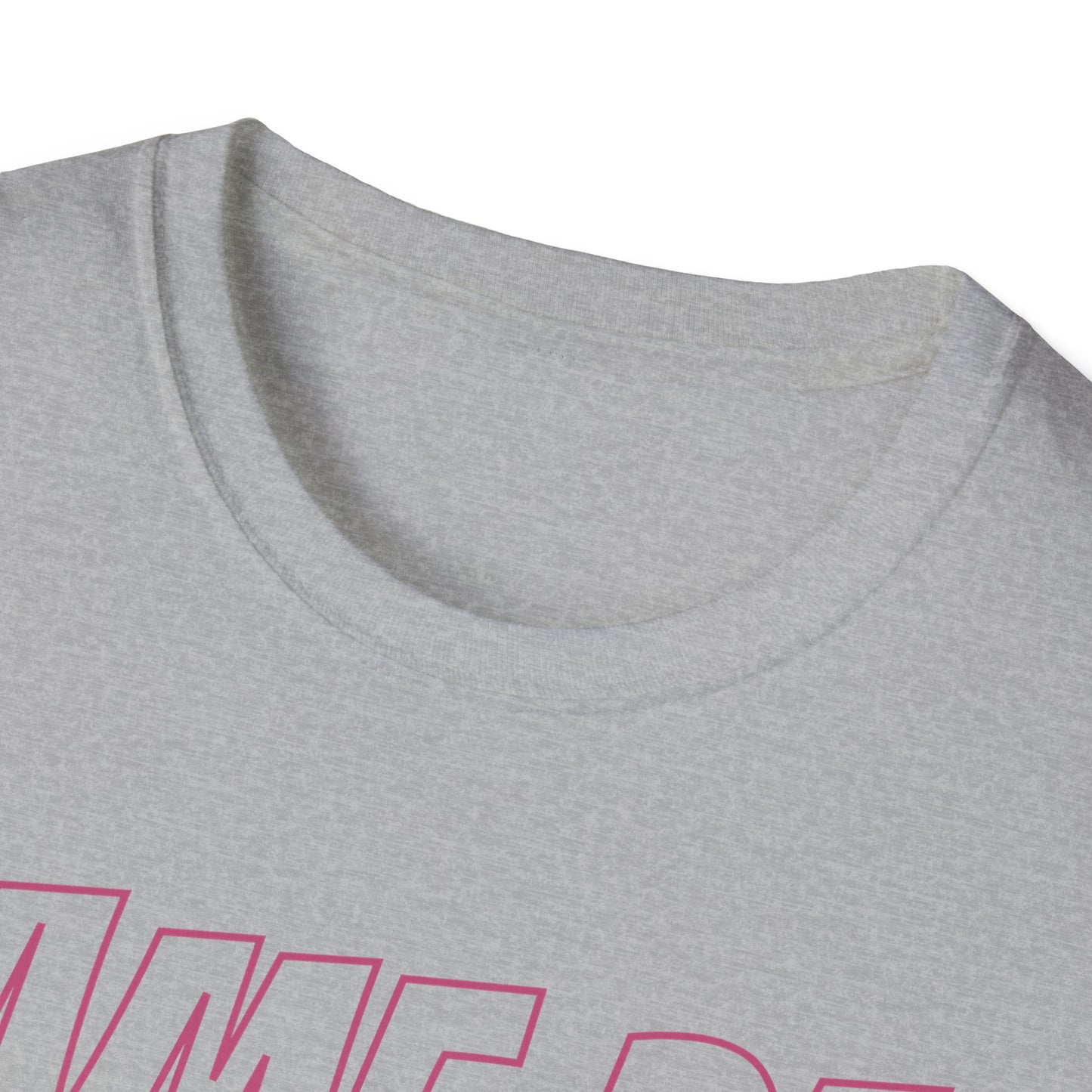 Game day, pink Unisex Softstyle T-Shirt