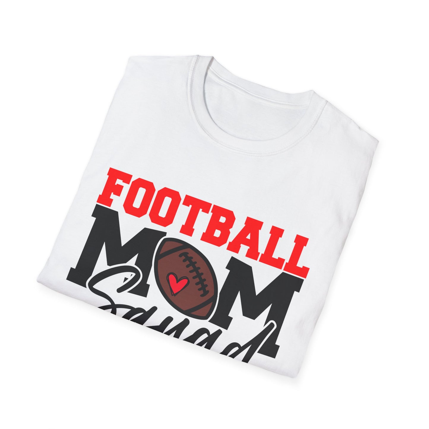 Football mom squad Unisex Softstyle T-Shirt