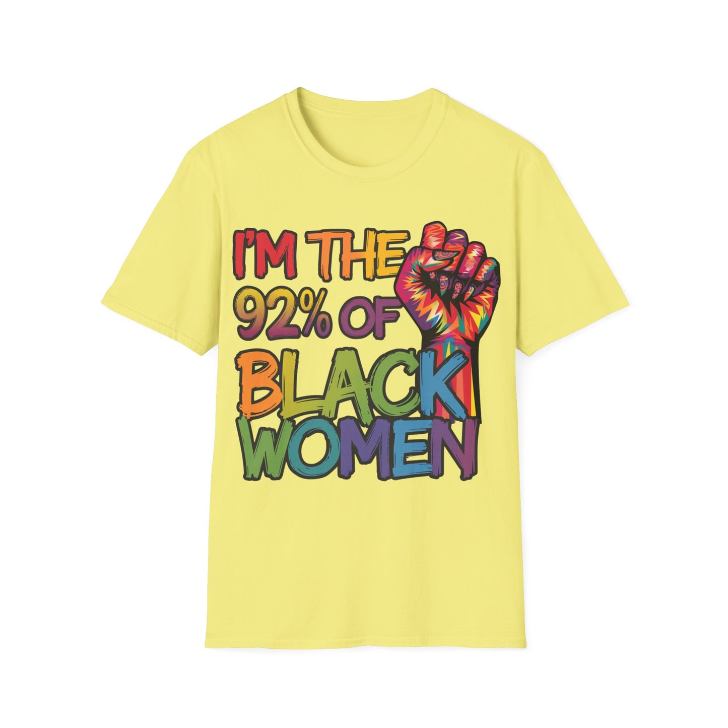 I'm the 92% Unisex Softstyle T-Shirt