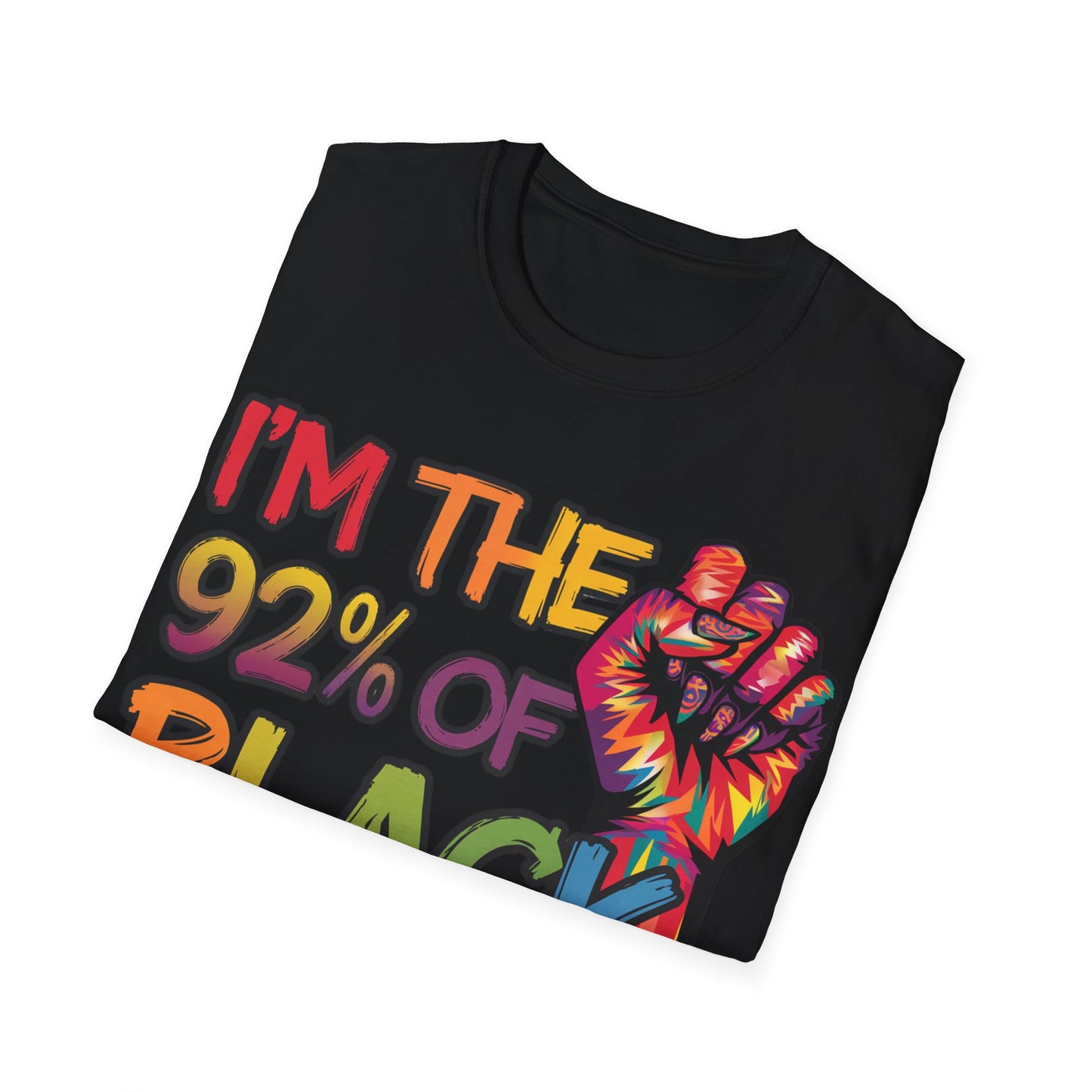I'm the 92% Unisex Softstyle T-Shirt