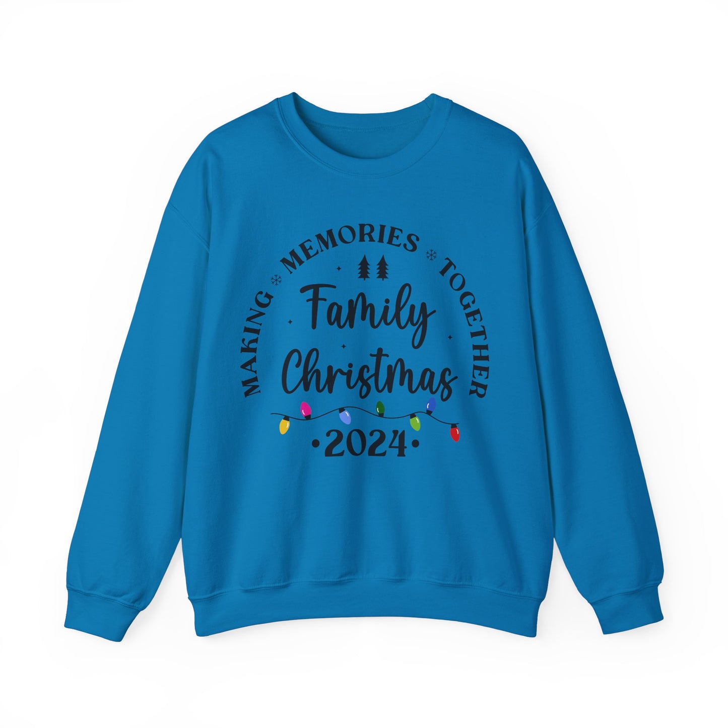 Family Christmas 2024 Unisex Heavy Blend™ Crewneck Sweatshirt