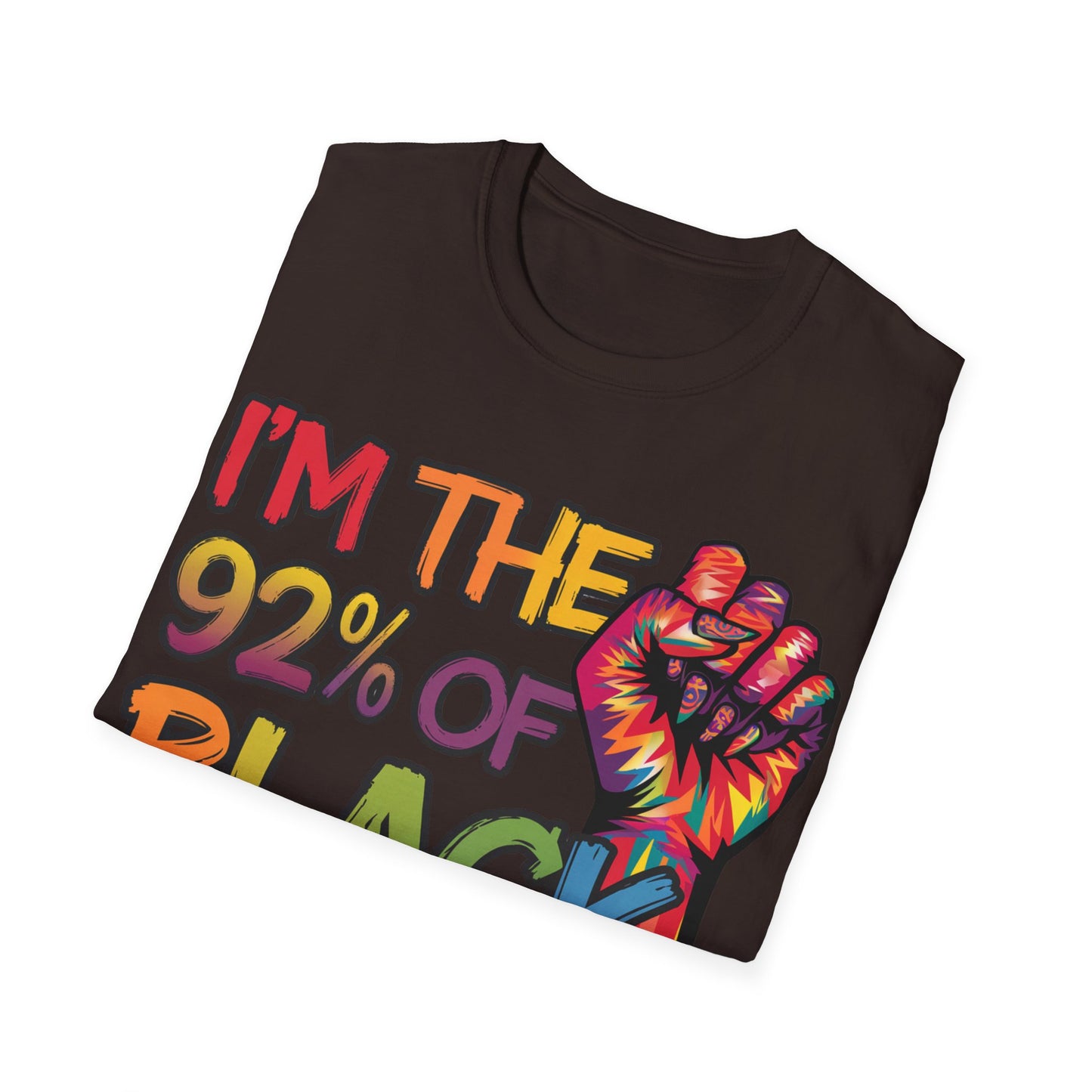 I'm the 92% Unisex Softstyle T-Shirt
