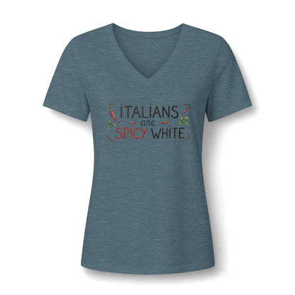 Lisa 2 Women's Relaxed Heather CVC V-Neck Tee