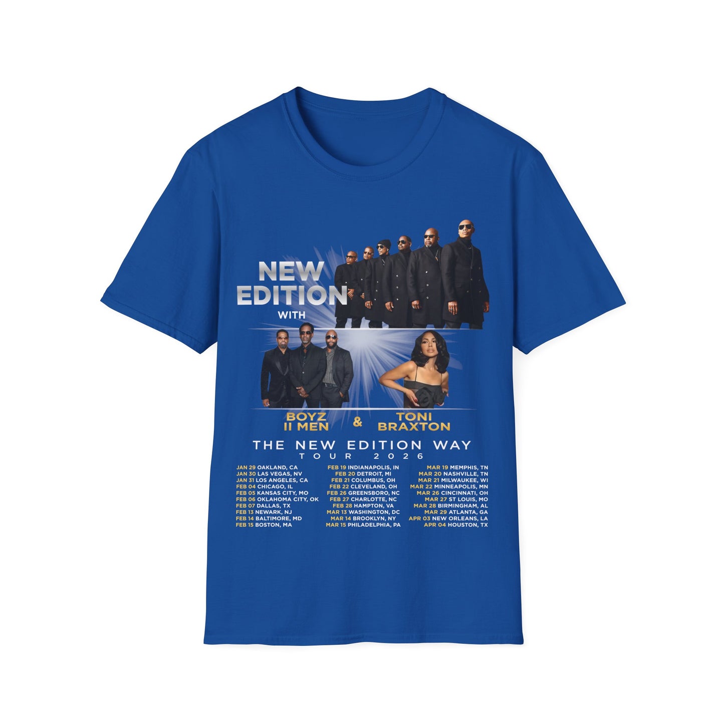 NE Tour 2026 Unisex Softstyle T-Shirt