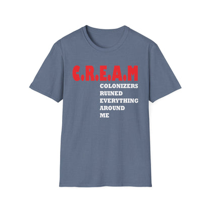 C.R.E.A.M. Unisex Softstyle T-Shirt - Casual Streetwear for Hip-Hop Fans