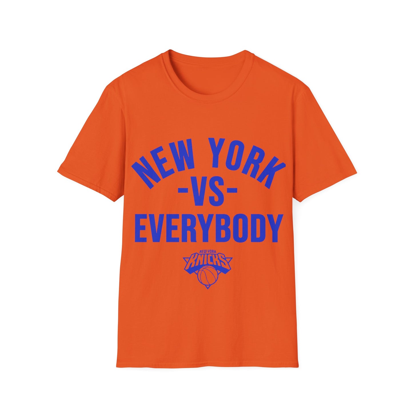 New York vs Everybody Blue Unisex Softstyle T-Shirt