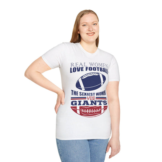 Real women love football Unisex Softstyle T-Shirt