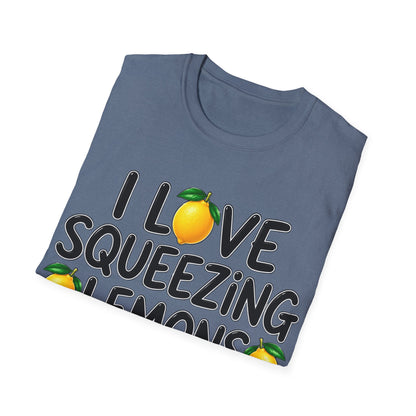I love squeezing lemons Unisex Softstyle T-Shirt
