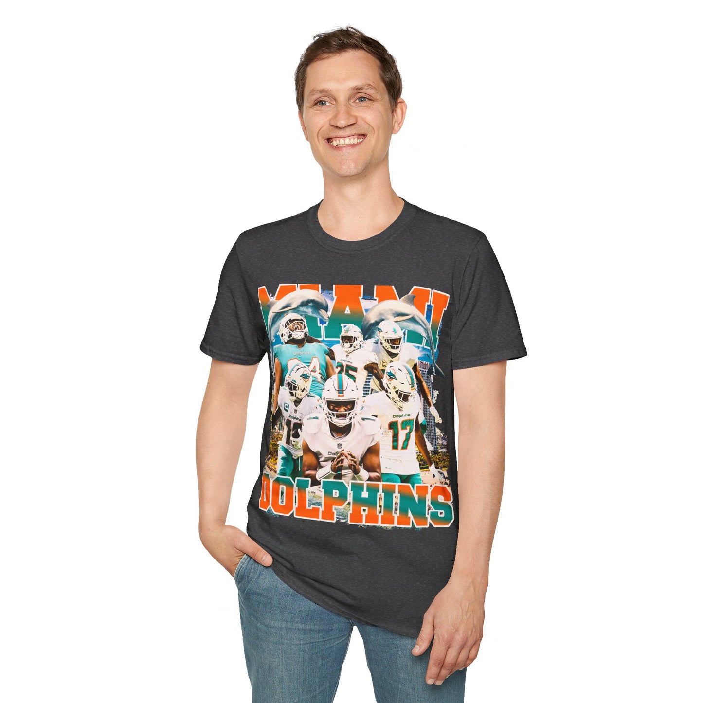 Miami collage Unisex Softstyle T-Shirt