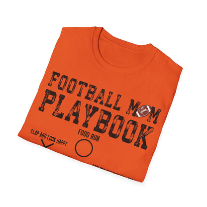Football mom playbook Unisex Softstyle T-Shirt