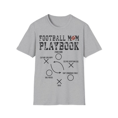 Football mom playbook Unisex Softstyle T-Shirt