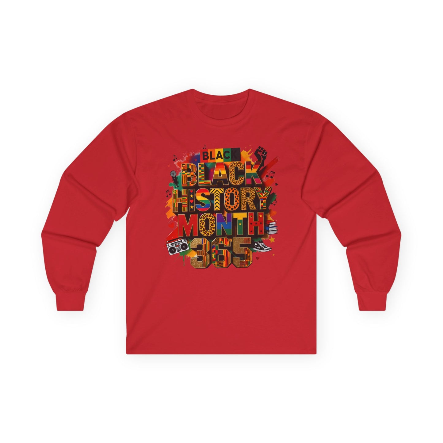 Black history month 365 Unisex Ultra Cotton Long Sleeve Tee