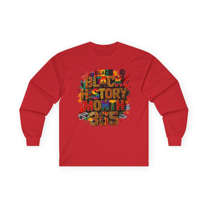 Black history month 365 Unisex Ultra Cotton Long Sleeve Tee