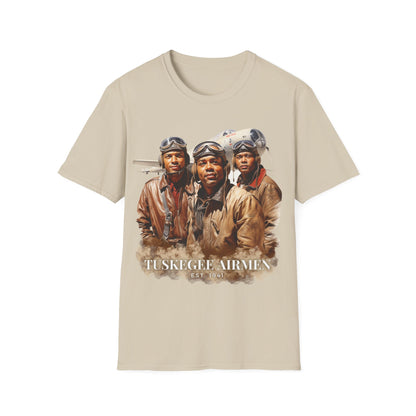 Tuskegee Airmen Unisex Softstyle T-Shirt - Celebrating History and Heritage
