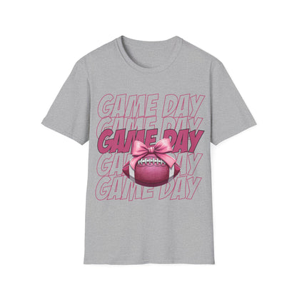 Game day, pink Unisex Softstyle T-Shirt
