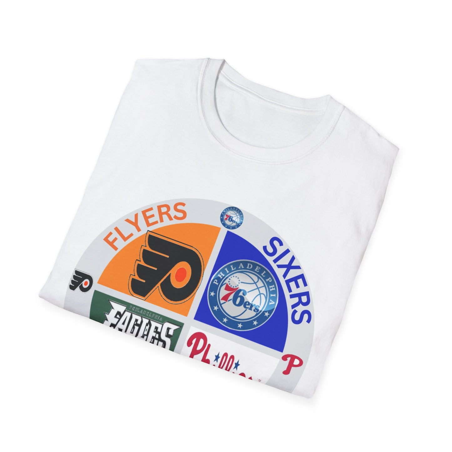 Sports Collage Philly Unisex Softstyle T-Shirt