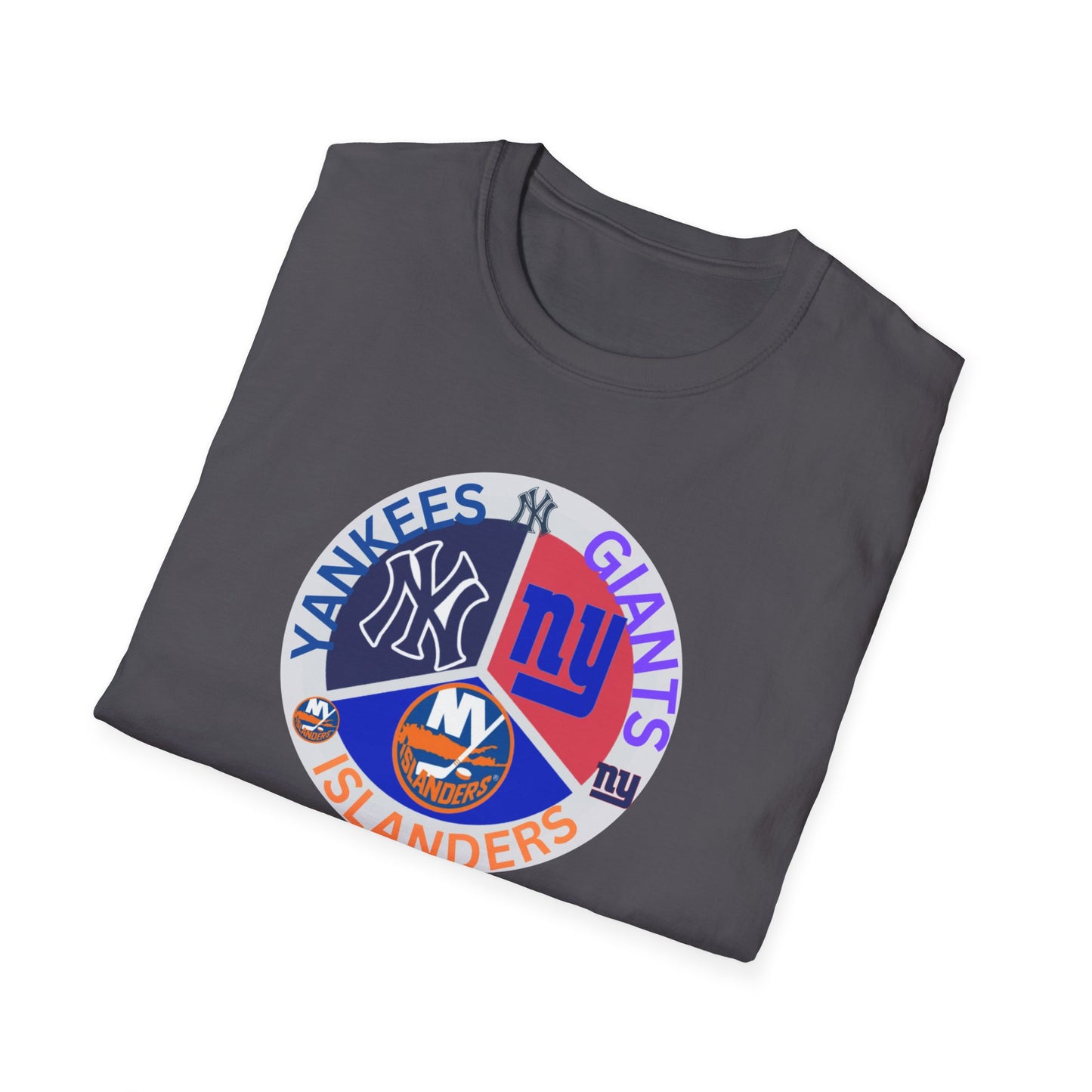 NY sports teams nyy nyg nyi Unisex Softstyle T-Shirt