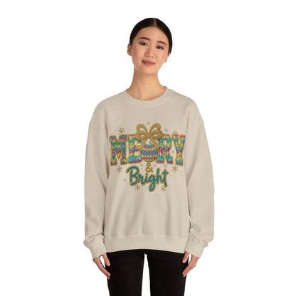 Yarn Merry Christmas Unisex Heavy Blend™ Crewneck Sweatshirt