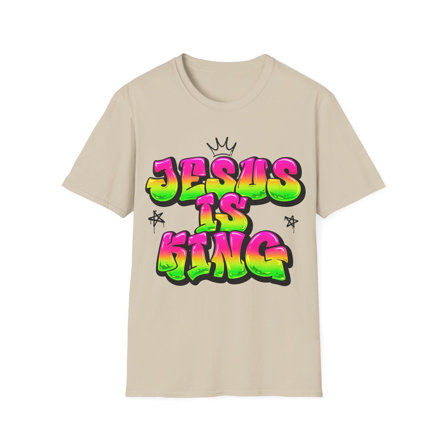 Jesus is King Unisex Softstyle T-Shirt