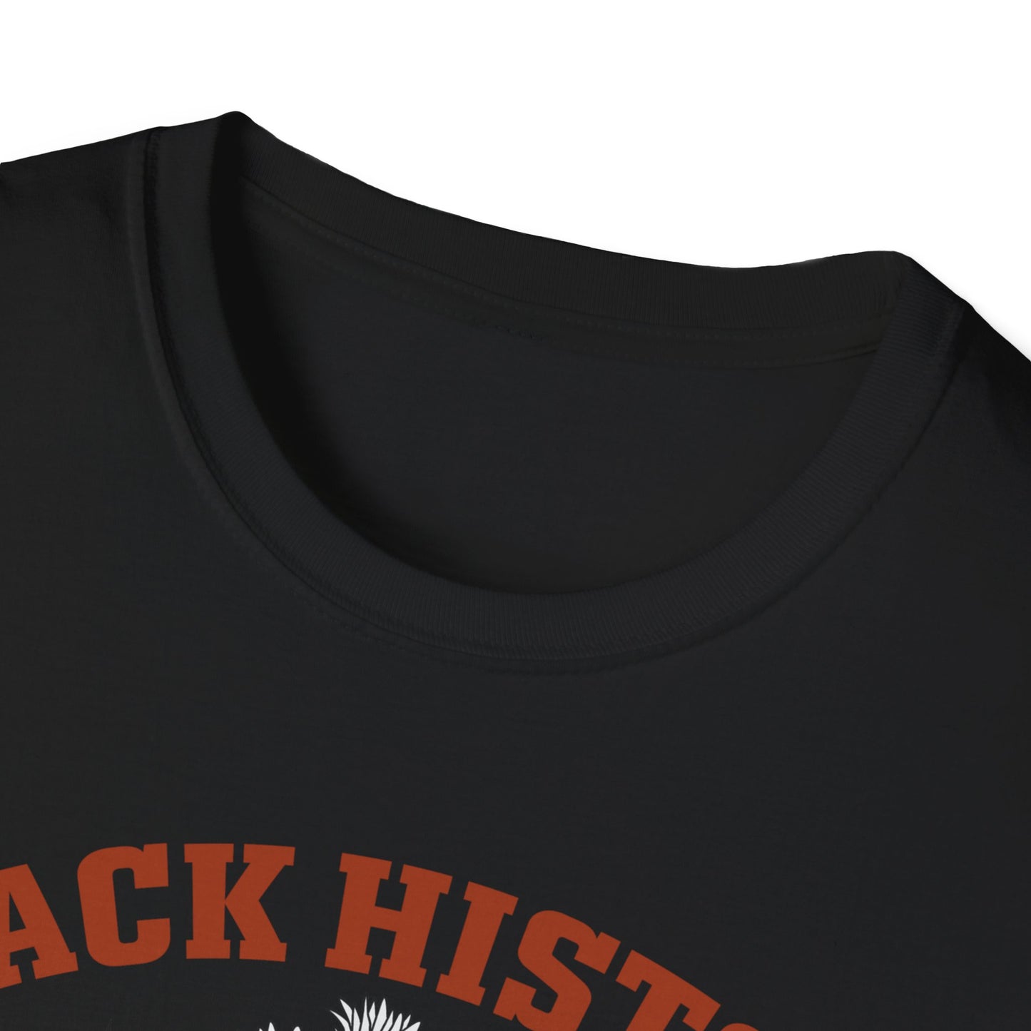 Black History book stack Unisex Softstyle T-Shirt