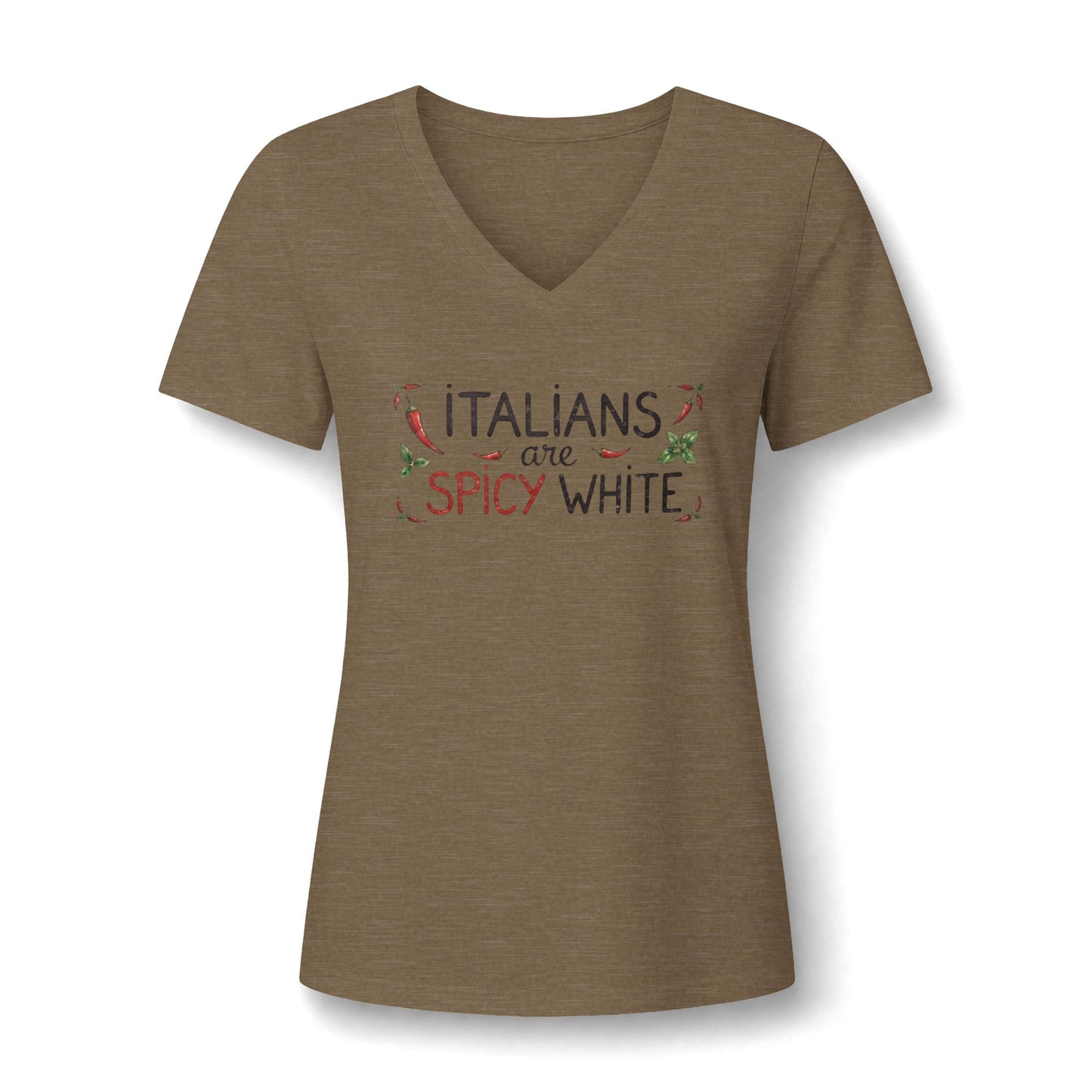 Lisa 2 Women's Relaxed Heather CVC V-Neck Tee