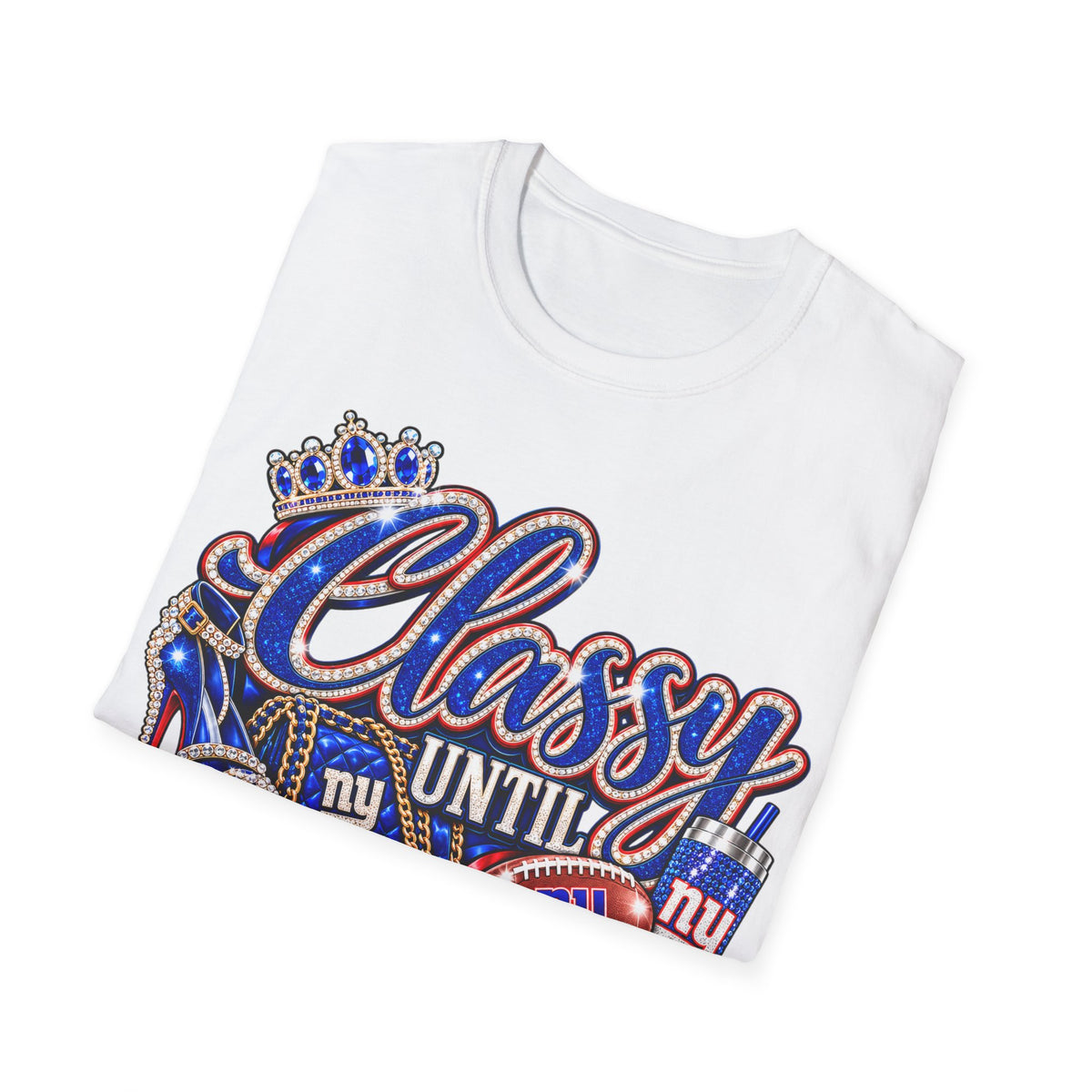 Classy until kickoff 2 Unisex Softstyle T-Shirt
