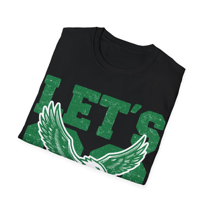 Let's Go unisex Softstyle T-Shirt - Perfect for Game Day