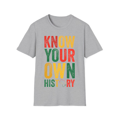 Know your own history Unisex Softstyle T-Shirt