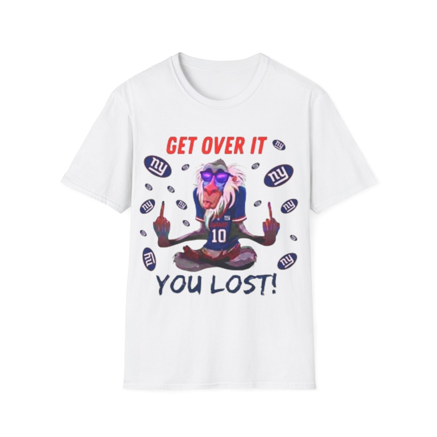 Get over it  Unisex Softstyle T-Shirt