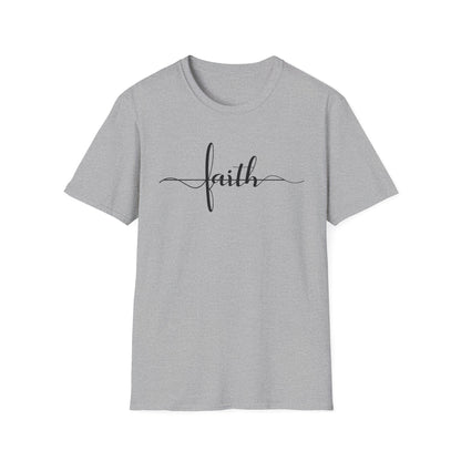 Faith horizontal -Inspired Unisex Softstyle T-Shirt, Inspirational Tee