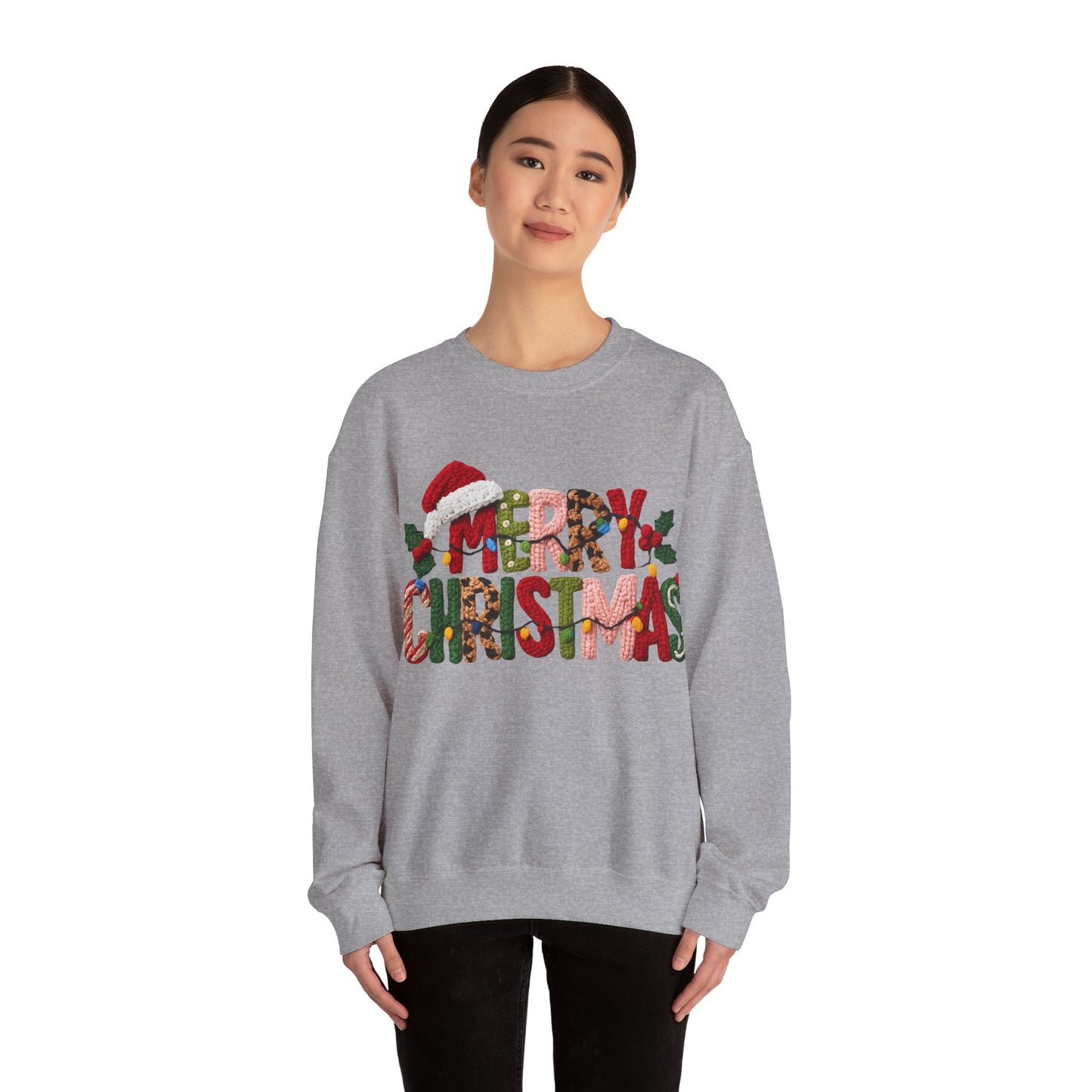 Merry Christmas, yarn Unisex Heavy Blend™ Crewneck Sweatshirt