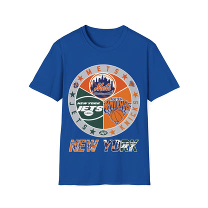 Sports teams nym nyk nyj Unisex Softstyle T-Shirt