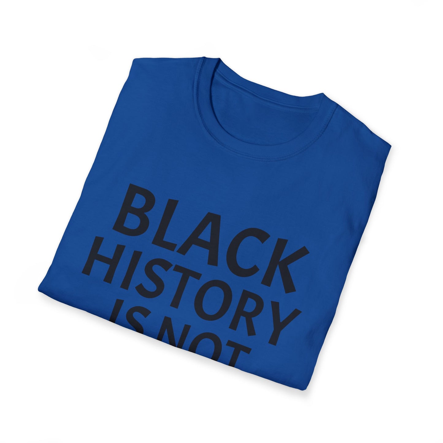 Black history is not optional Unisex Softstyle T-Shirt