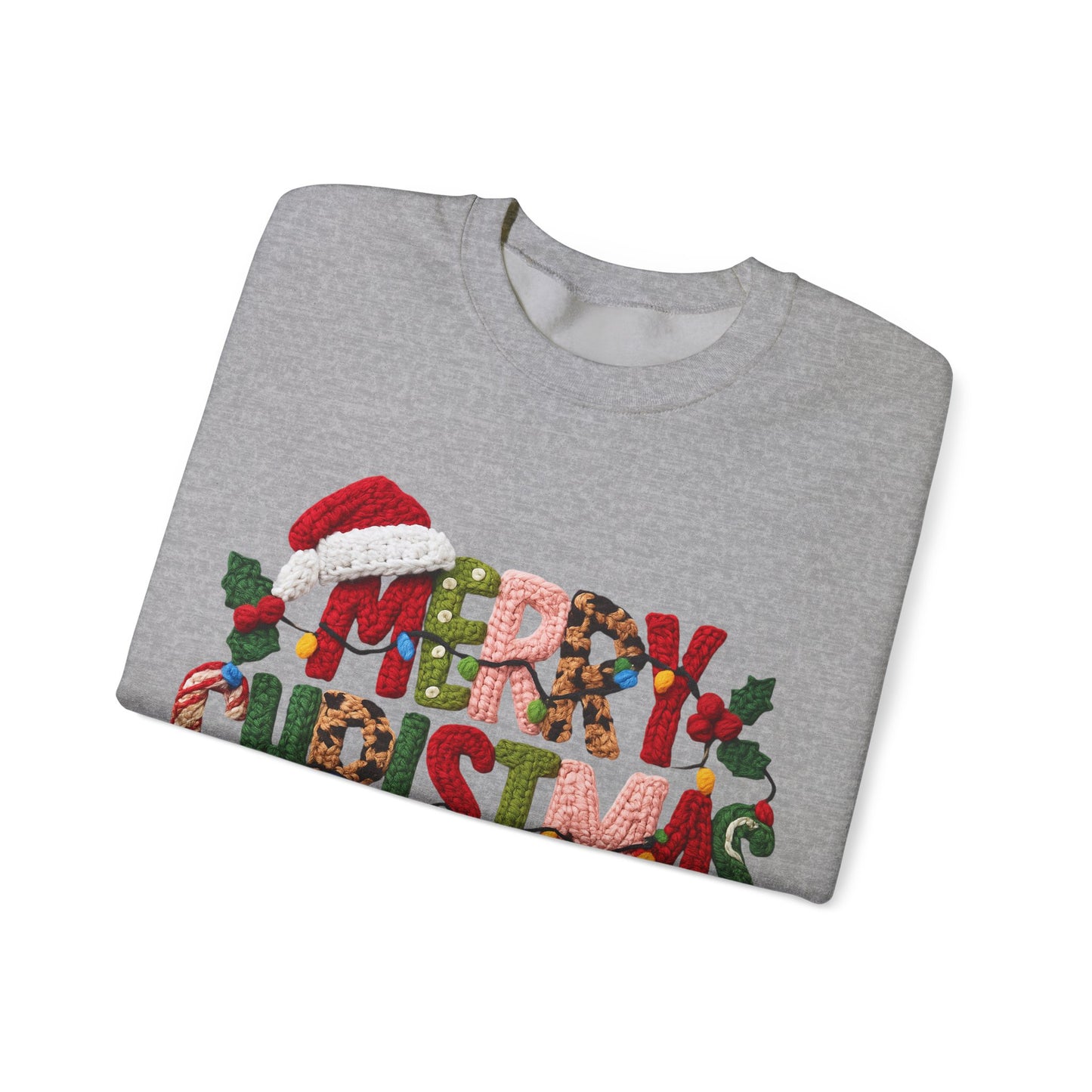 Merry Christmas, yarn Unisex Heavy Blend™ Crewneck Sweatshirt