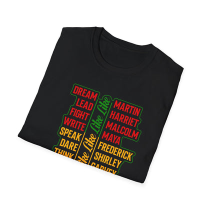 Empowering Unisex Softstyle T-Shirt for Leaders and Dreamers | Black Inspirational Tee, Black History Month, Motivational Gift, Casual [...]