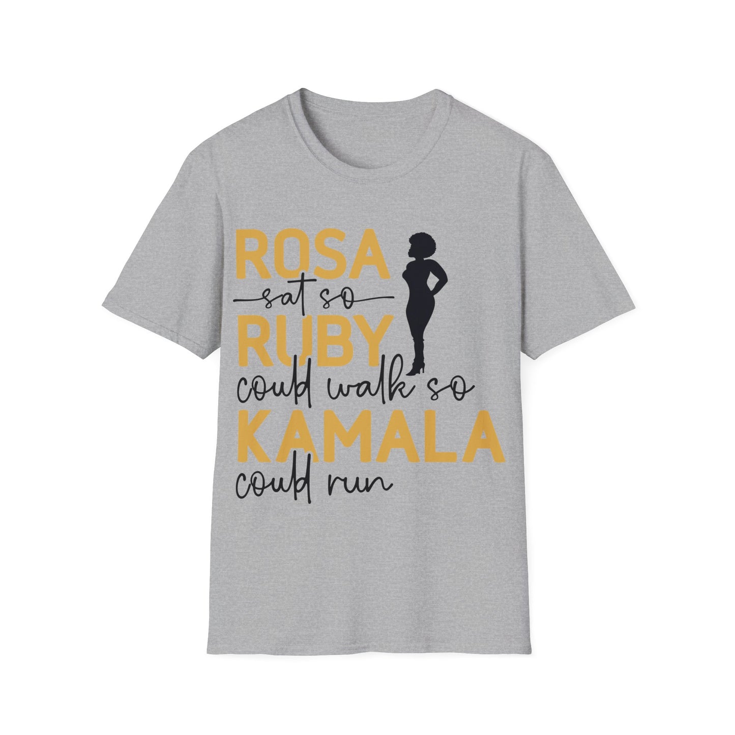 Rosa sat so Ruby could walk..Unisex Softstyle T-Shirt