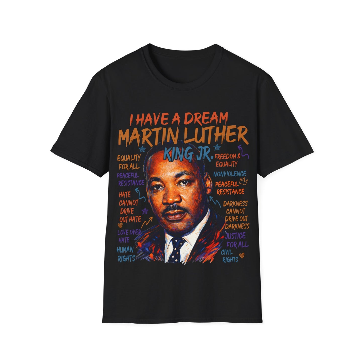 Martin L. King, Jr Unisex Softstyle T-Shirt