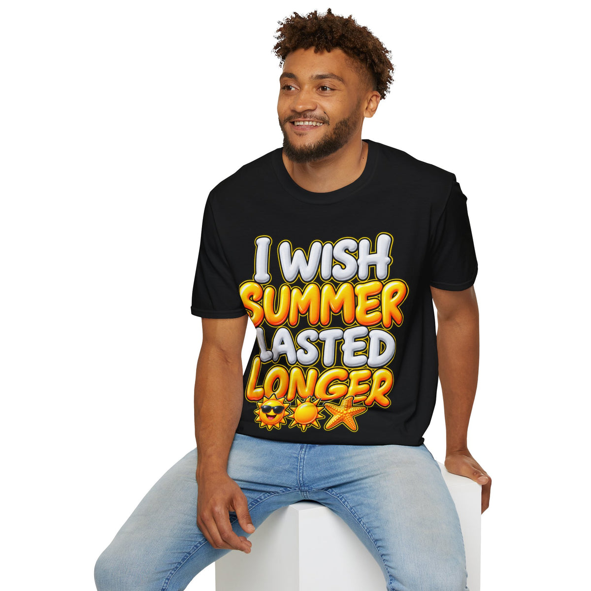 I wish Summer lasted longer Unisex Softstyle T-Shirt