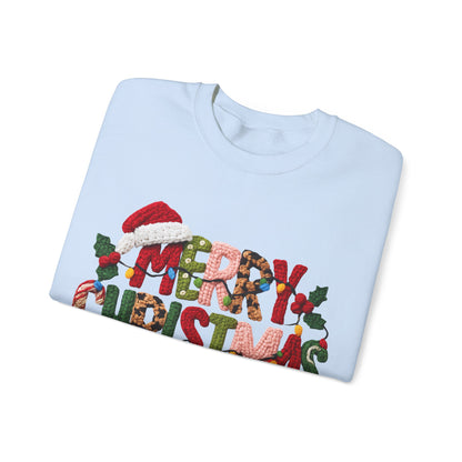 Merry Christmas, yarn Unisex Heavy Blend™ Crewneck Sweatshirt