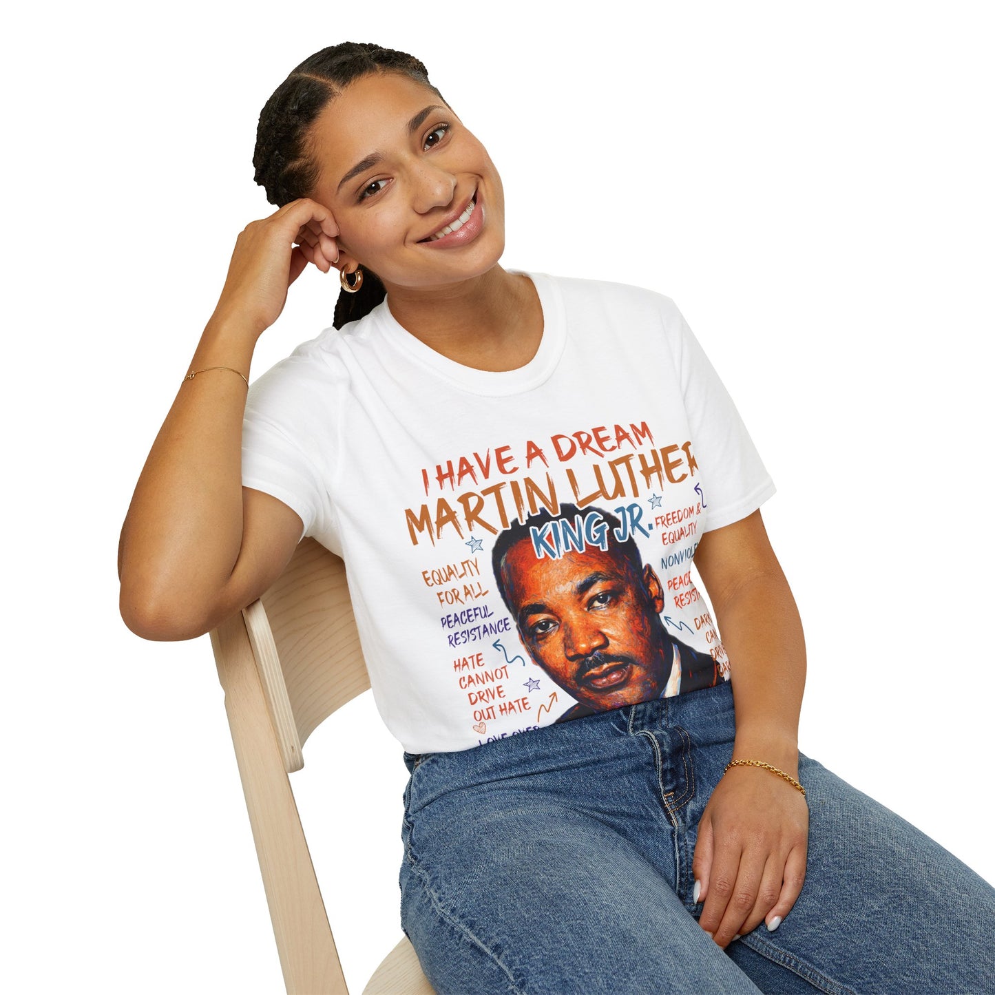 Martin L. King, Jr Unisex Softstyle T-Shirt