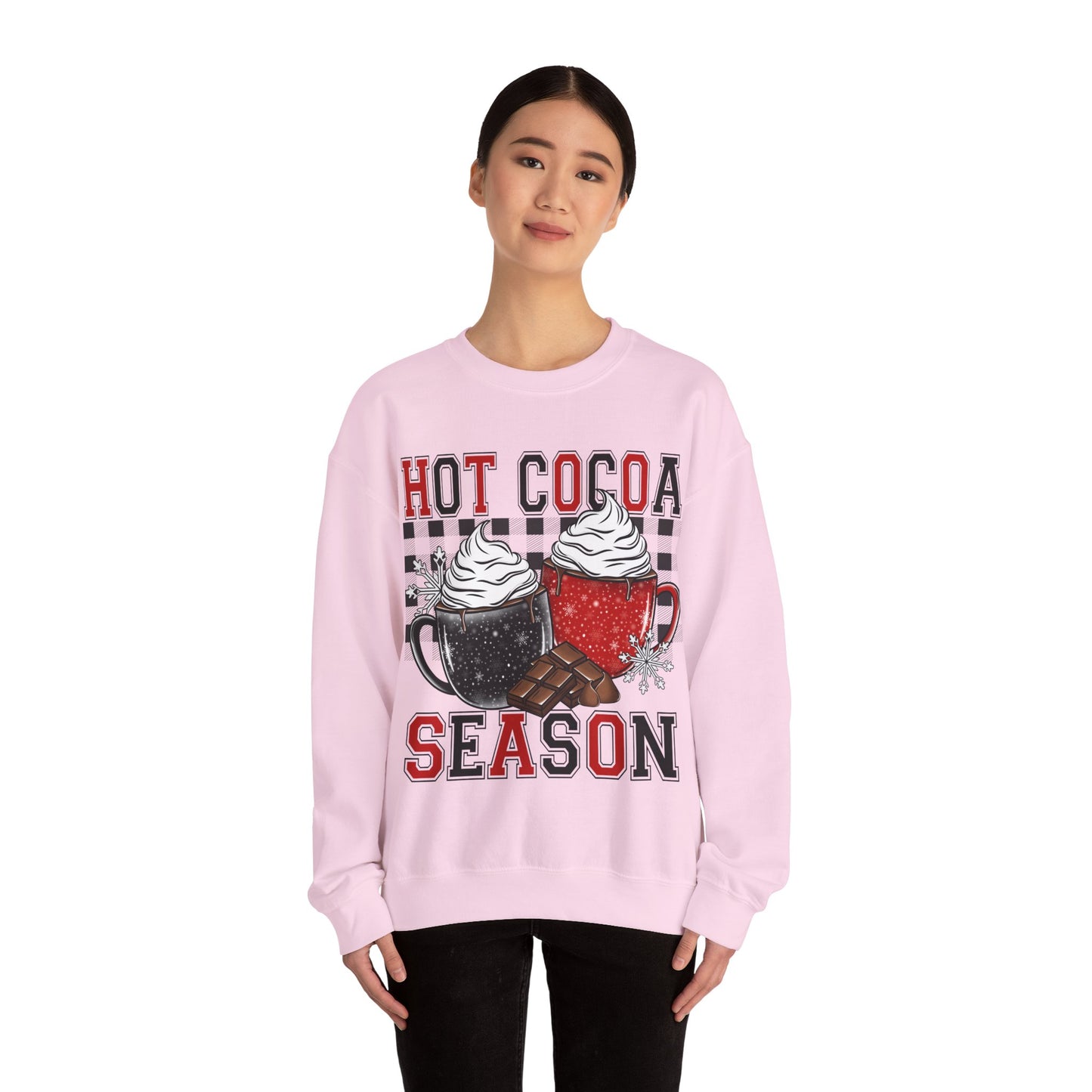 Hot Cocoa Season Unisex Heavy Blend™ Crewneck Sweatshirt